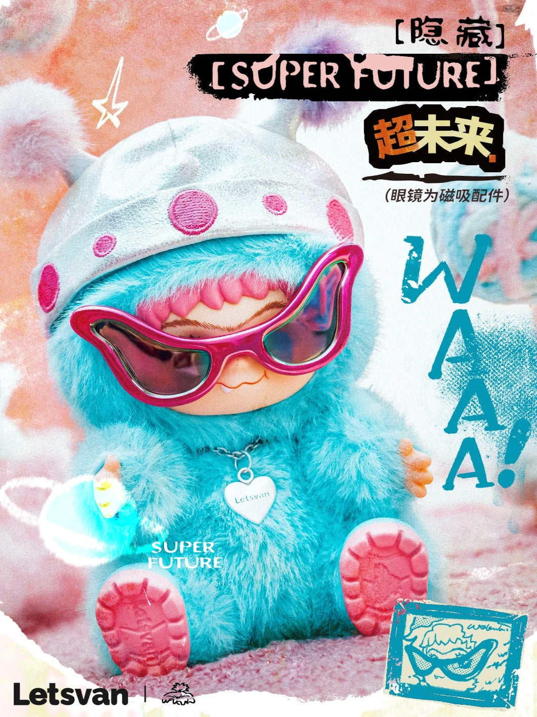Wakuku Fuzzy Trendy Fun Party