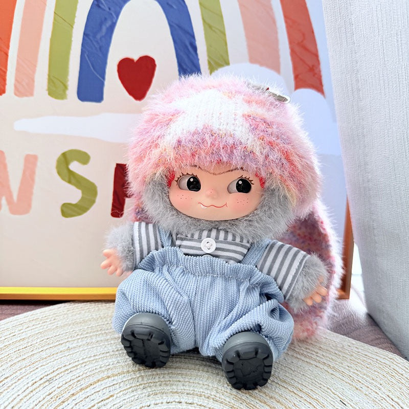 Wakuku Clothes Solid Overalls Set