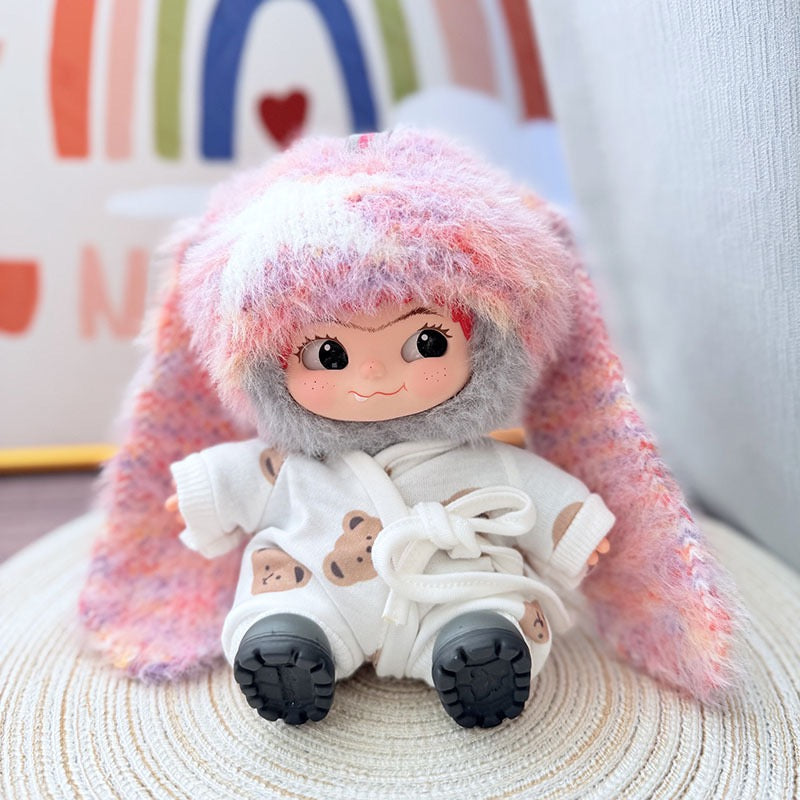Wakuku Clothes White Bear Bathrobe